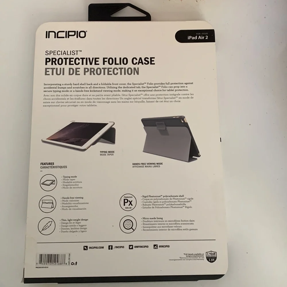 Incipio iPad Air 2 folio case